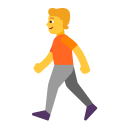 Person Walking Flat Default icon