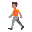 Person Walking Flat Medium icon