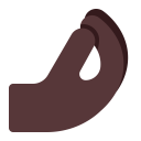 Pinched Fingers Flat Dark icon
