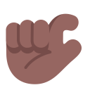 Pinching-Hand-Flat-Medium-Dark icon
