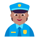 Police Officer Flat Medium icon