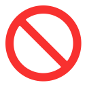 Prohibited Flat icon