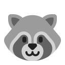 Raccoon-Flat icon