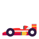 Racing Car Flat icon