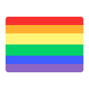 Rainbow-Flag-Flat icon