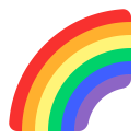 Rainbow Flat icon
