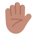 Raised-Hand-Flat-Medium icon