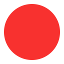 Red Circle Flat icon