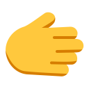 Rightwards Hand Flat Default icon