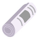 Rolled Up Newspaper Flat icon