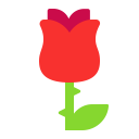 Rose-Flat icon