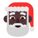Santa Claus Flat Dark icon