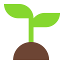 Seedling Flat icon