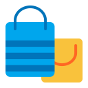 Shopping Bags Flat icon