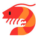 Shrimp Flat icon