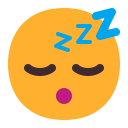 Sleeping-Face-Flat icon