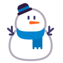 Snowman Without Snow Flat icon