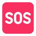 Sos-Button-Flat icon