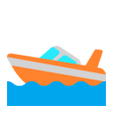 Speedboat Flat icon