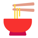 Steaming Bowl Flat icon