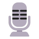Studio Microphone Flat icon