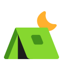 Tent-Flat icon