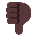 Thumbs-Down-Flat-Dark icon