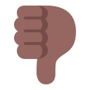 Thumbs-Down-Flat-Medium-Dark icon