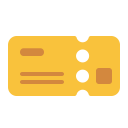 Ticket-Flat icon