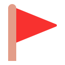Triangular Flag Flat icon