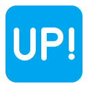 Up Button Flat icon