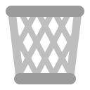 Wastebasket Flat icon