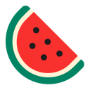 Watermelon Flat icon