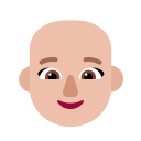Woman-Bald-Flat-Medium-Light icon