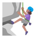 Woman Climbing Flat Medium icon