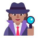 Woman Detective Flat Medium icon