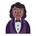 Woman In Tuxedo Flat Medium Dark icon