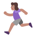 Woman-Running-Flat-Medium icon