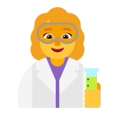 Woman-Scientist-Flat-Default icon