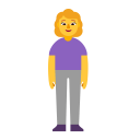 Woman-Standing-Flat-Default icon