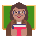 Woman-Teacher-Flat-Medium icon
