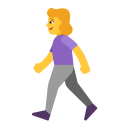 Woman Walking Flat Default icon