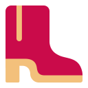 Womans Boot Flat icon