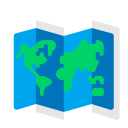 World-Map-Flat icon