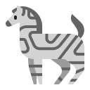 Zebra Flat icon