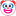 Clown Face Flat icon