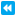 Fast Reverse Button Flat icon