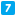 Keycap 7 Flat icon