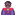 Person Supervillain Flat Medium Dark icon
