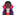 Person Vampire Flat Dark icon